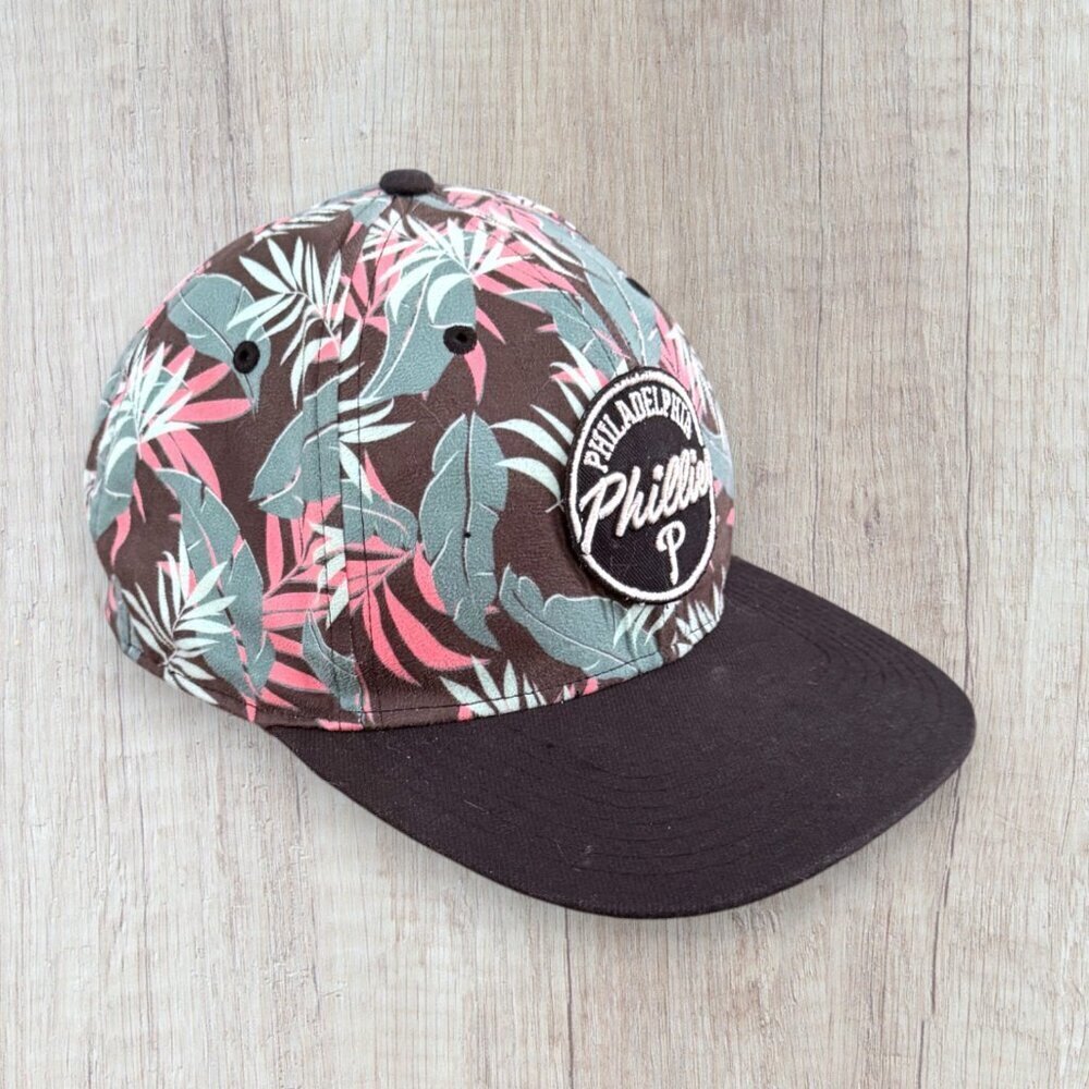 Philadelphia Phillies 47 Brand Tropical Floral Flat Brim Hat Snapback Hawaiian